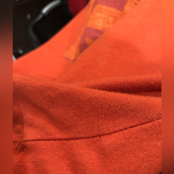 Burnt Orange Turtle Neck Colombian plate Med sweater - Picture 6 of 10